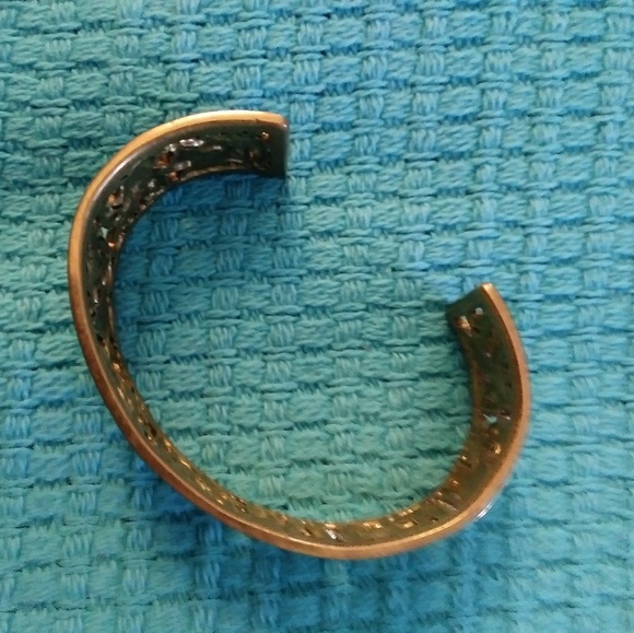 Bronz & Sterling Silver Cuff Bracelet - Picture 8 of 8